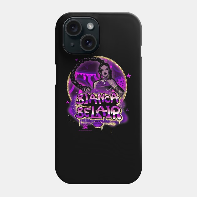 Bianca Belair Dripping Cartoon Phone Case by Holman