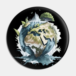 Save Earth Day World Environment Day Inspirational Gift Pin