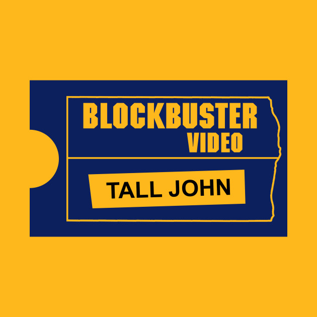 Blockbuster Name Tag - Tall John - Blockbuster - Phone Case