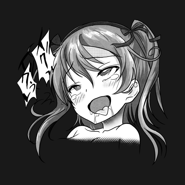 Ahegao Pleasure Face Otaku Ecchi Weeaboo Hentai Lover Ahegao Hoodie Teepublic 1182