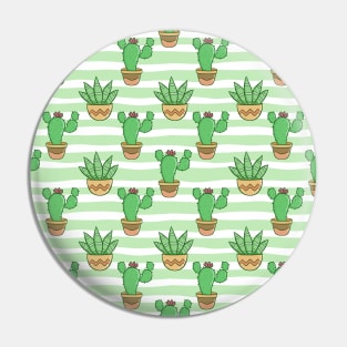 Plant succulent flower cactiCactus Pattern Pin