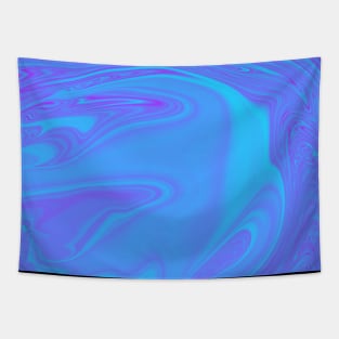 Fish Light Blue And Pink Marble Tapestry