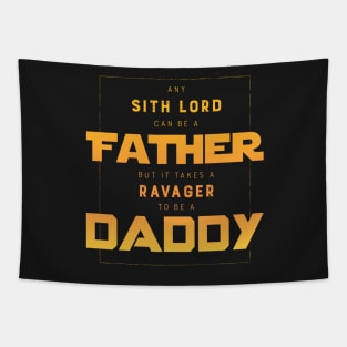 Father vs Daddy Variant Tapestry