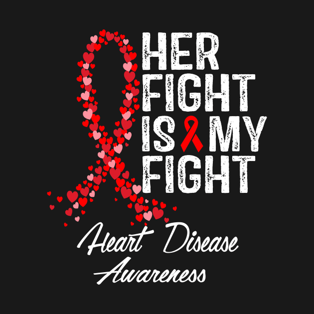 Heart Disease Awareness Her Fight Is My Fight by RW