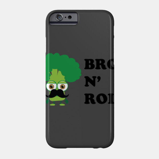Vegetables Broc N Roll Mustache Ilustration