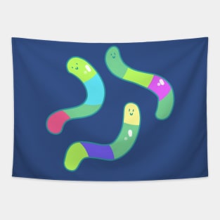 Candy Worms Tapestry