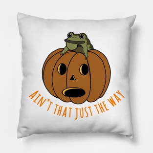 Jason thunderburker and potsfield pumpkin Pillow