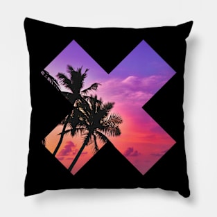 Sunset Palmtree Pillow