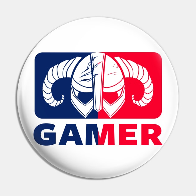 GAMING - GAMER Pin by Tshirt Samurai