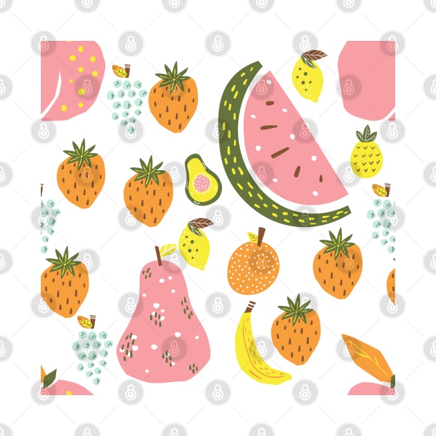 Fruit Pattern by SomebodyArts