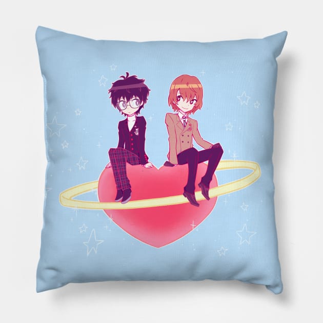 Space Patrol Akeshu Pillow by OkiComa