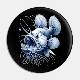 19th-Century Natural History-Inspired Angler Fish Design" Pin