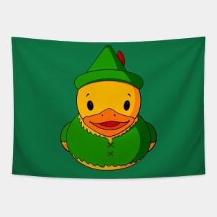 Shabby Robin Hood Rubber Duck Tapestry