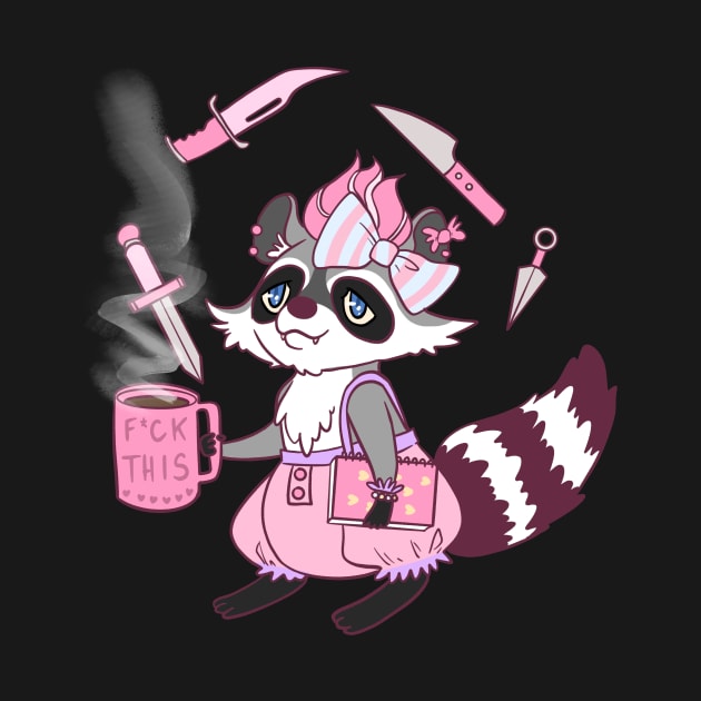 Fairy Kei Raccoon by kasumiblu