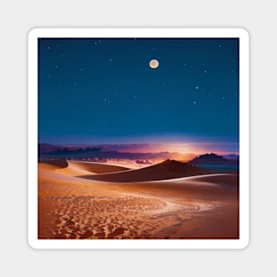 Desert Sands at Night - Starry Magnet