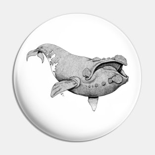 Northern Right Whale Pin