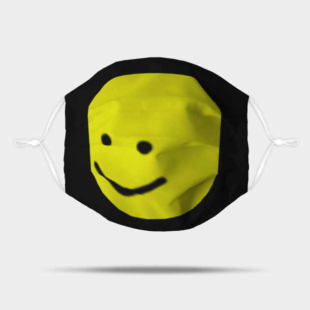 Roblox Big Head Noob Gamer Gift Roblox Mask Teepublic - how to get the big yellow head in roblox