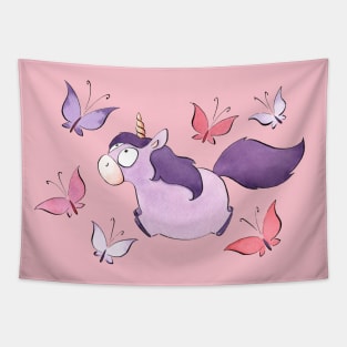 Purple Unicorn Tapestry