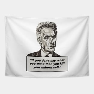 Jordan Peterson Quote #10 (original art version) Tapestry