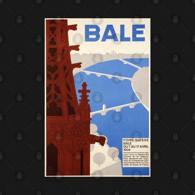 Bale,Basel,Switzerland,Travel Poster by BokeeLee