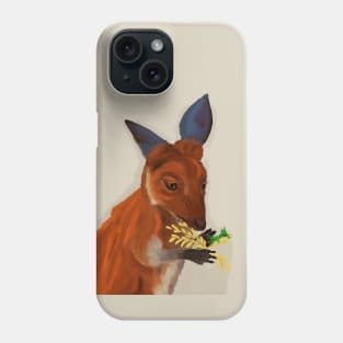 Kangaroo and grasshopper Phone Case