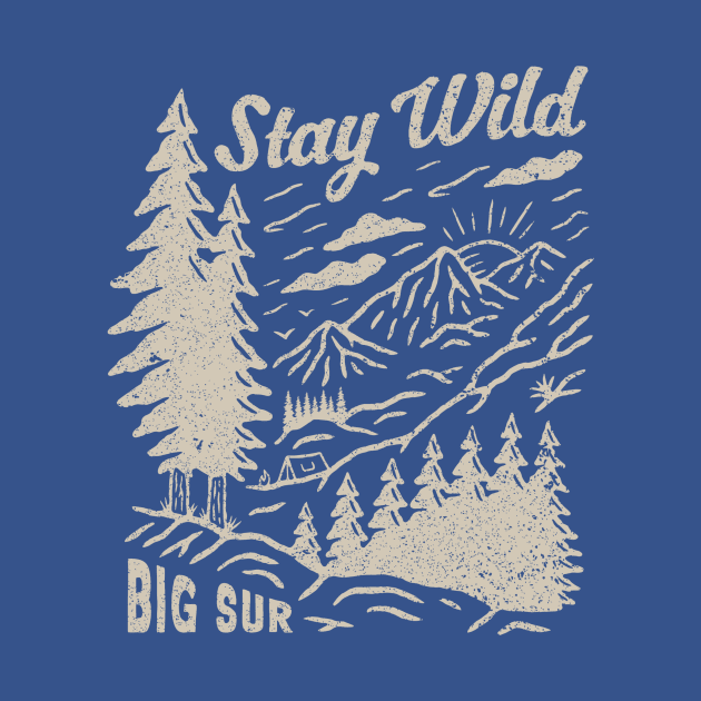 Stay Wild Big Sur by Big Sur California 