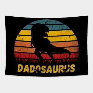 Dadosaurus Daddy Dinosaur Father's Day Gift For Dad T-Shirt Tapestry