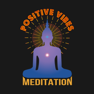 Positive Vibes Yoga Meditation T-Shirt