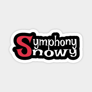 Snowy Symphony Magnet