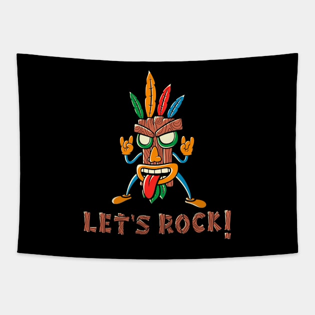 Let's Rock! Tapestry by thewizardlouis