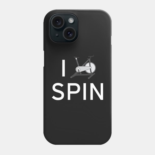I Love Spin Phone Case by murialbezanson