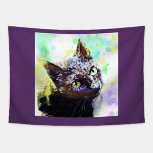 colorful cat Tapestry