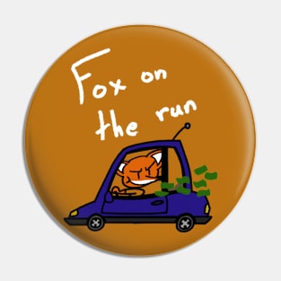 Fox On The Run Pin