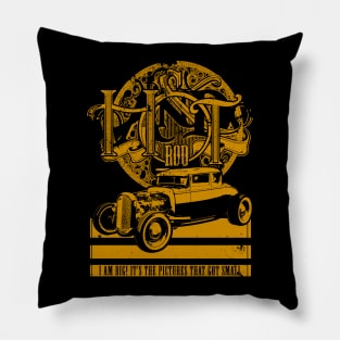 AND HOT ROD (OCHER) Pillow