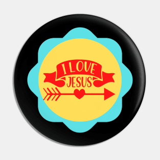 I Love Jesus Pin