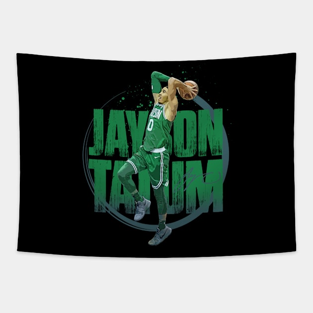 Jayson Tatum Tapestry by Juantamad