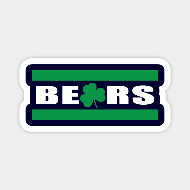 St. Patrick's Day - Chicago Magnet by BearDownDesigns