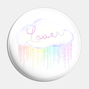 Lover Rainbow Rain Pin