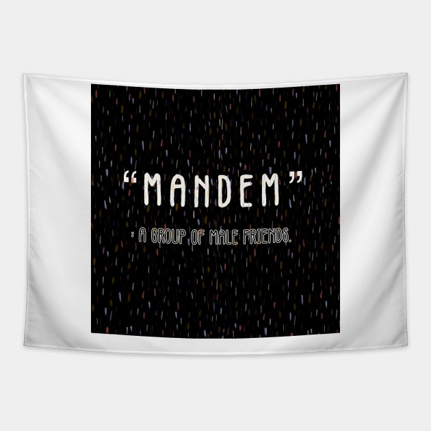 MANDEM Tapestry by Le Big Terril