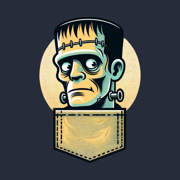 Frankenstein in My Pocket Tee by 20th Century Tees