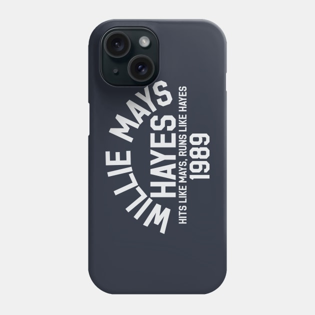 Willie Mays Hayes Phone Case by HeyBeardMon