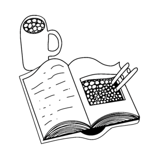 Book and coffee T-Shirt