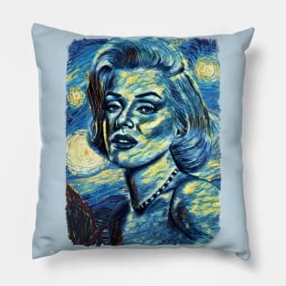 Marilyn Monroe Van Gogh Style Pillow