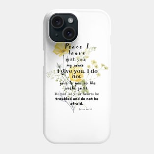 John 14:27 Famous Bible Verse Phone Case