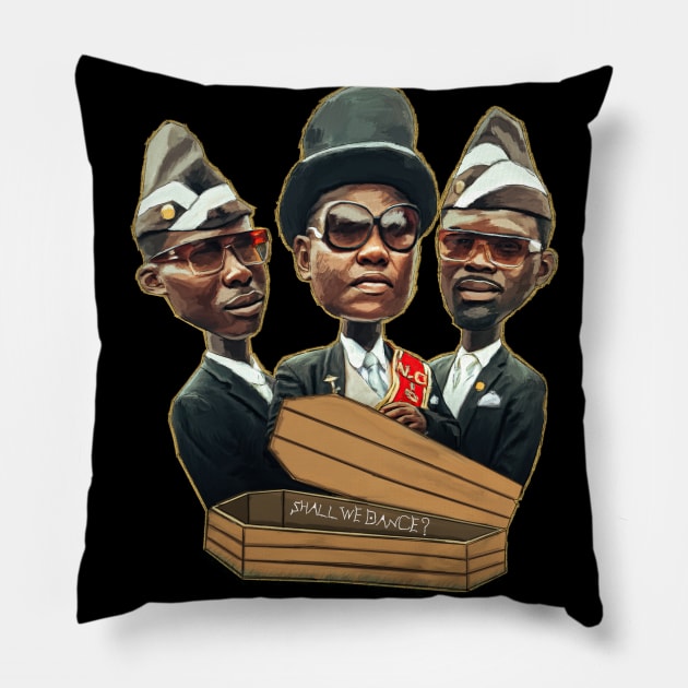 Coffin dance crew | Shall we dance? Pillow by nayzakgallery