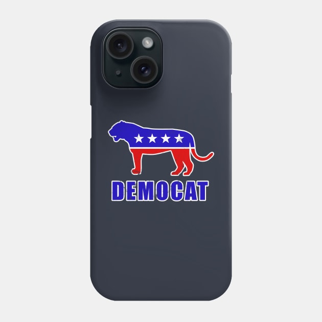 Democat Nasty Woman Vote 2020 Phone Case by BraaiNinja