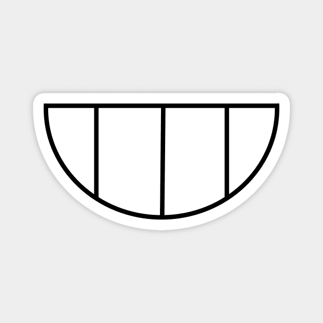 Cartoon Mouth Magnet by Wyrielle