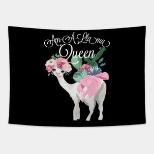 Am-A-Llama Queen - Llama Tapestry