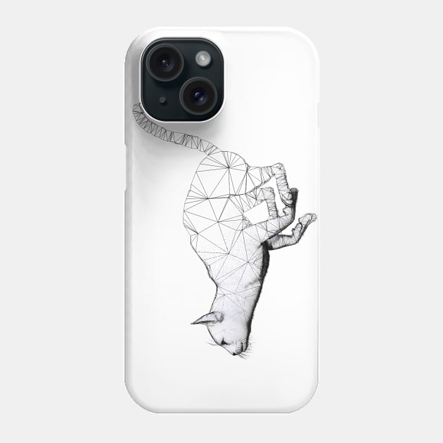 Polycat Phone Case by Zanephiri