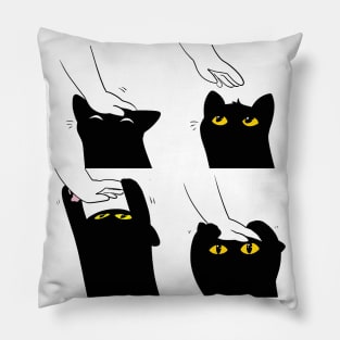 Spoiled kitty cute little cat lover Pillow